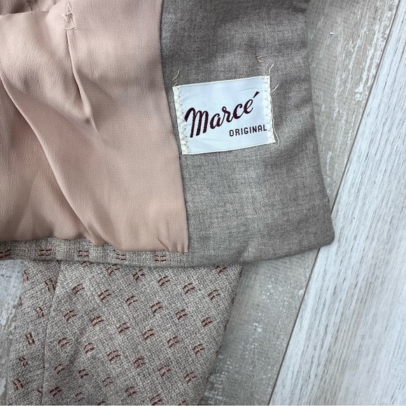 VINTAGE 40’s 50’s Retro Mod Wool Blazer Jacket by Marce Original - Picture 11 of 16